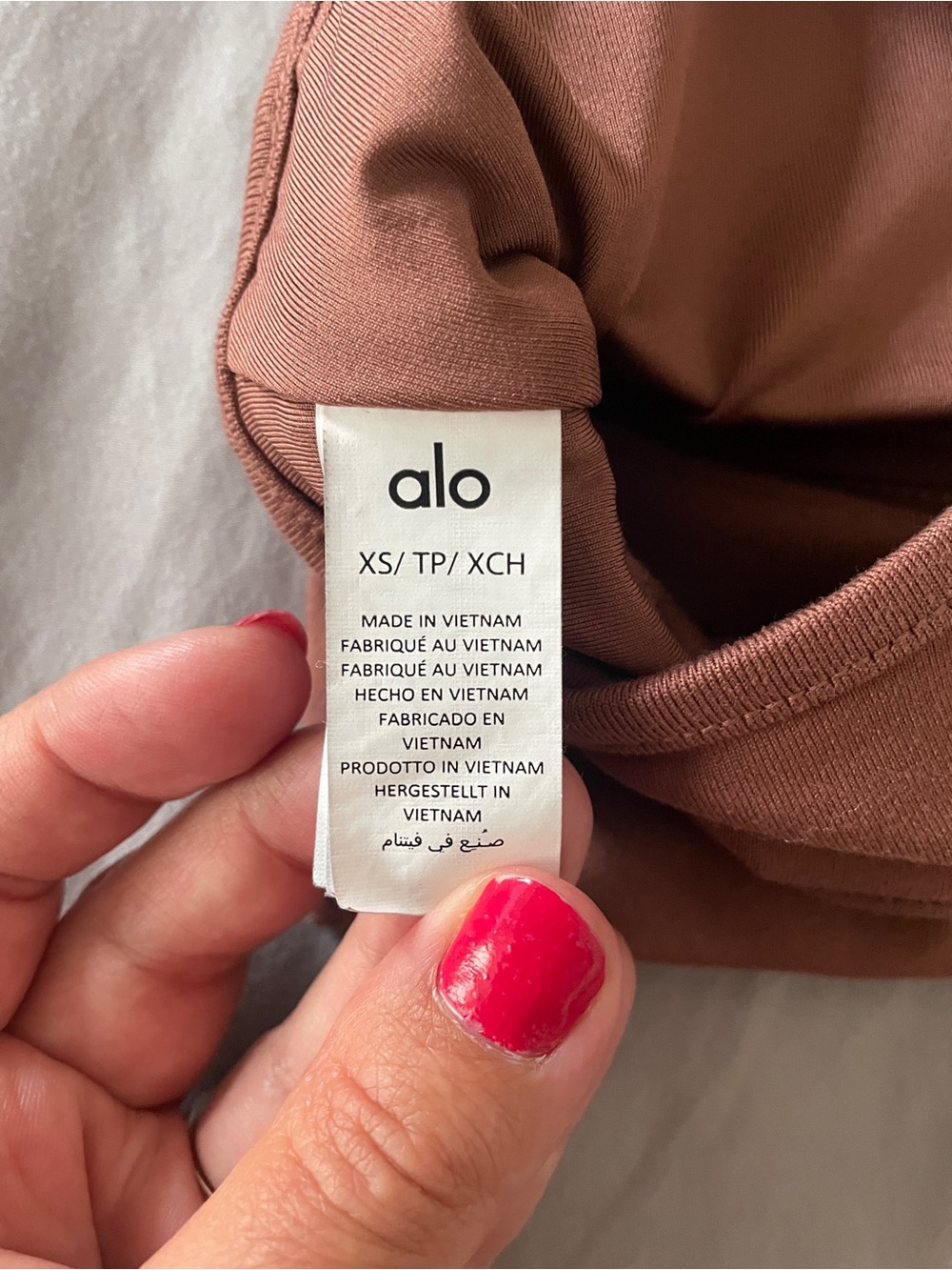 ALO Yoga Ruched Wireless Bralette - Rusty Rose - Picture 3 of 3